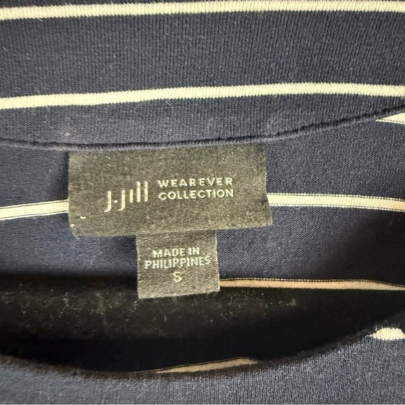 J.Jill Wearever Collection Strechy Rayon Elbow Sleeve Tunic Top Button Detail S - Picture 5 of 14